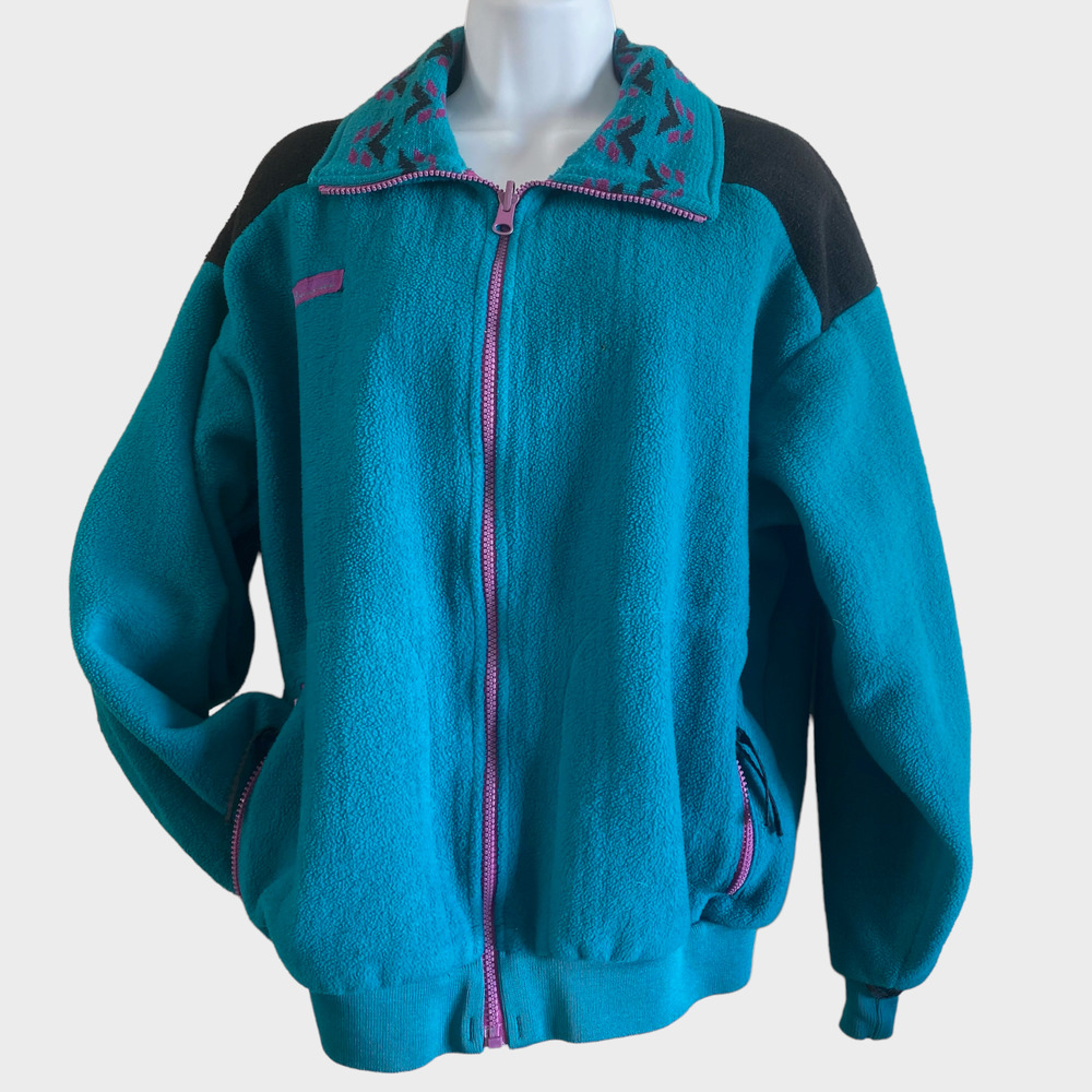 Vintage Women's 90s Columbia Fleece Jacket